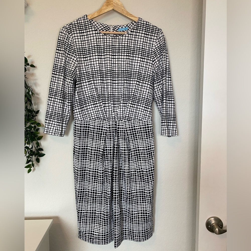 J.McLaughlin Black and White Dress - Medium